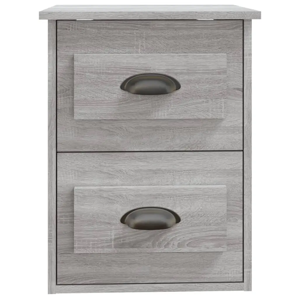 Grey Sonoma Floating Bedside Unit