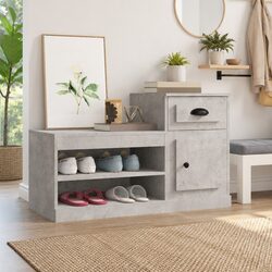 Your Perfect Shoe Cabinet in Grey: 100x42x60cm