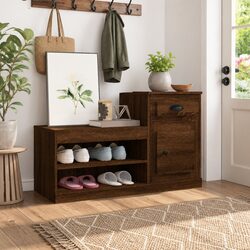 Your New Shoe Cabinet: Brown Oak Elegance and Functionality