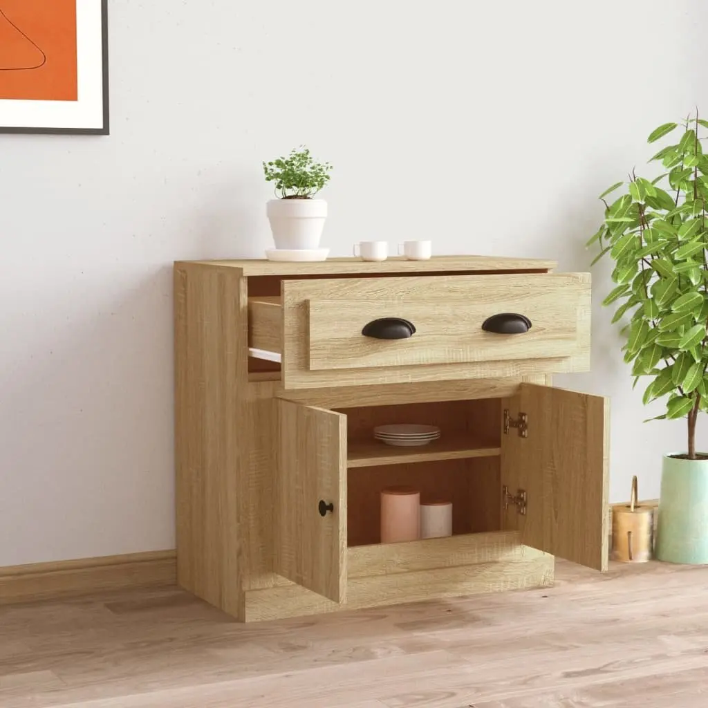 Brown Sideboard for Storage and Display 70cm