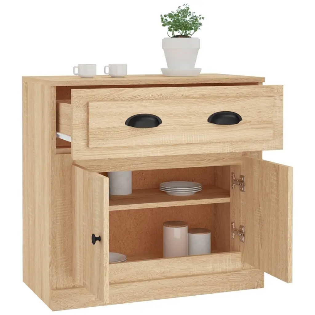 Brown Sideboard for Storage and Display 70cm