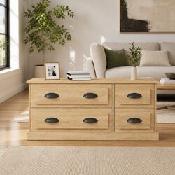 Your Ideal Brown TV Cabinet with 4 Drawers