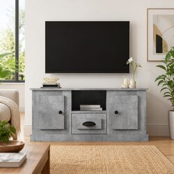 Your Friendly Grey Engineered Wood TV Cabinet