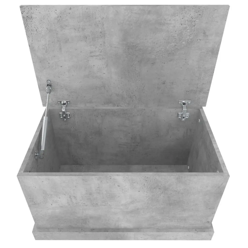 Storage Box Grey Engineered Wood 70x40x38 cm