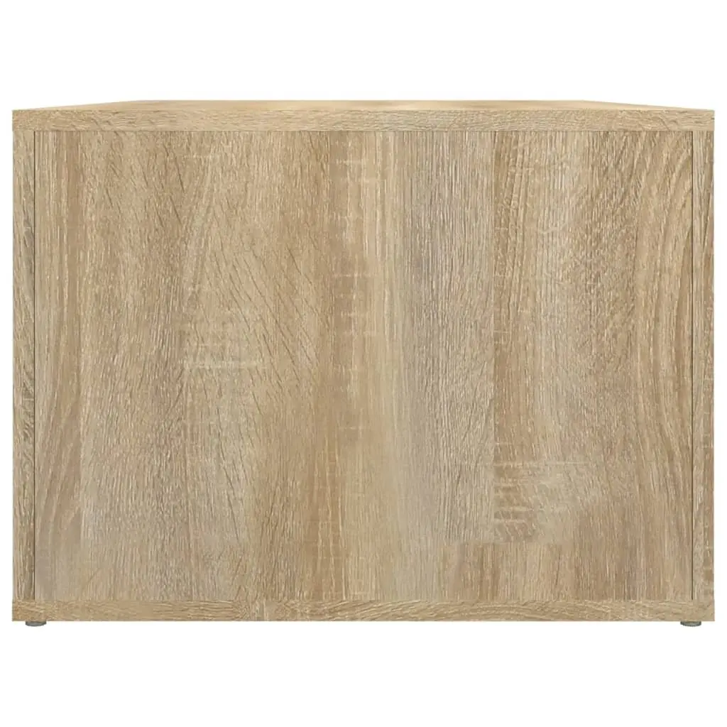 Coffee Table with Storage Compartments Brown Engineered Wood Living Room Accent