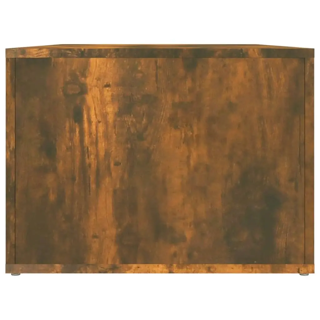 Coffee Table with Storage Compartments Brown Engineered Wood 80L x 50W x 36H cm