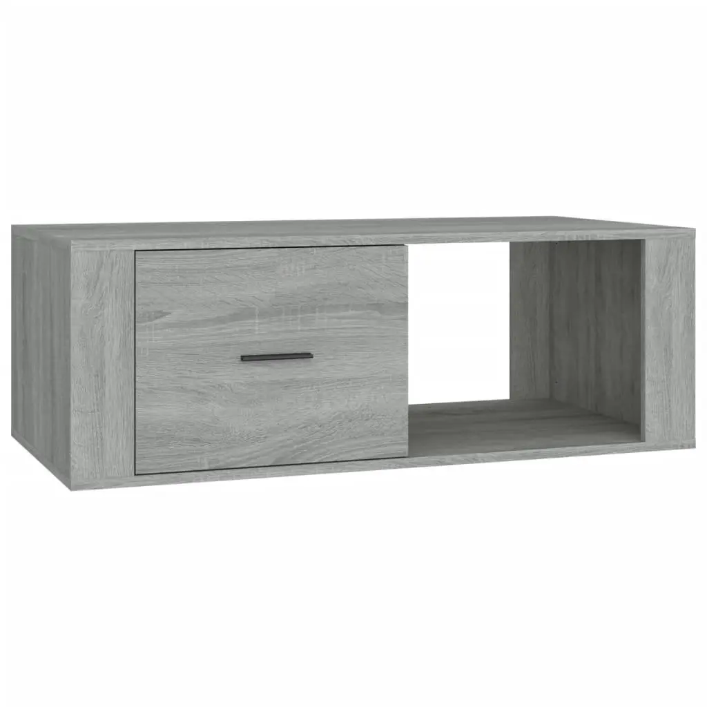 Coffee Table Grey Sonoma Engineered Wood Living Room Accent Table Drawer Storage
