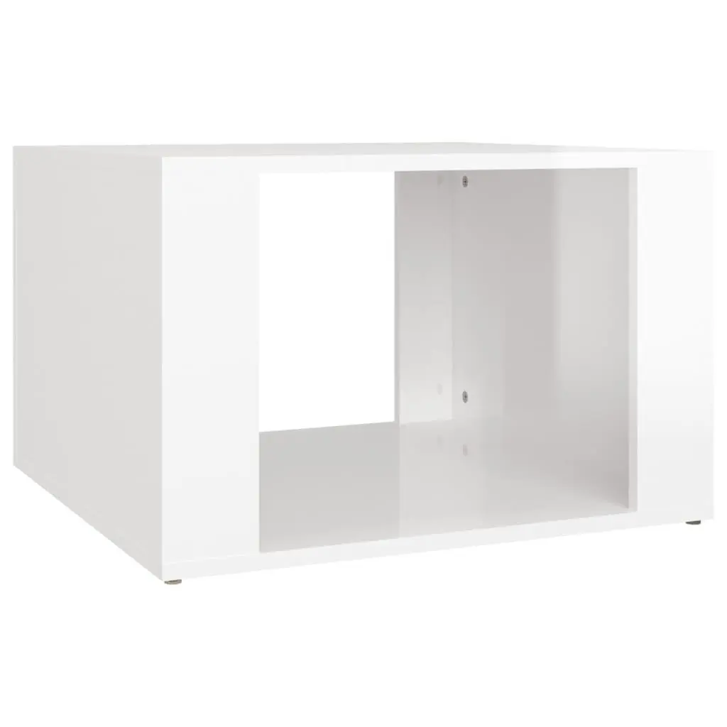 White Bedside Table with Storage Solutions