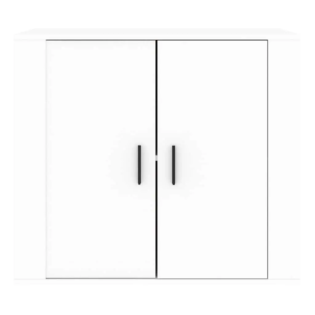 Sideboard White Engineered Wood 80x33x70 cm Storage Cabinet