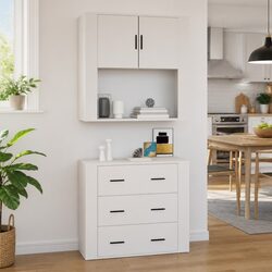 Your New White Wall Cabinet 80x33x80 cm