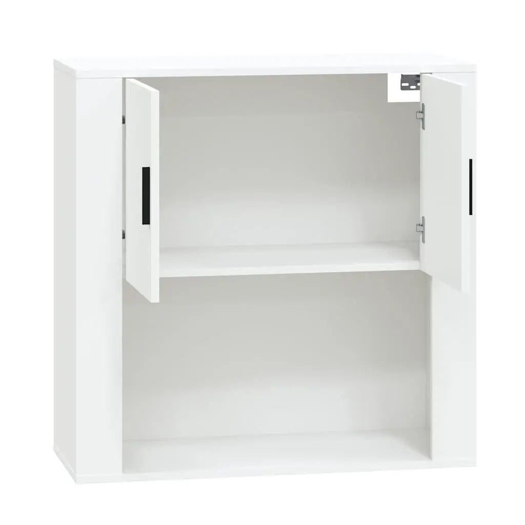 Wall Cabinet White Engineered Wood 80x33x80 cm