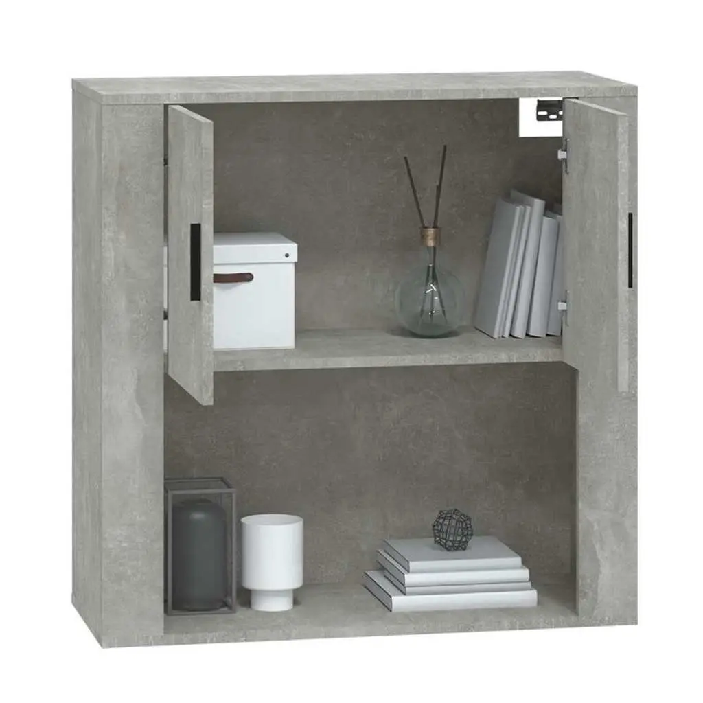 Grey Wall Cabinet for Home Organization