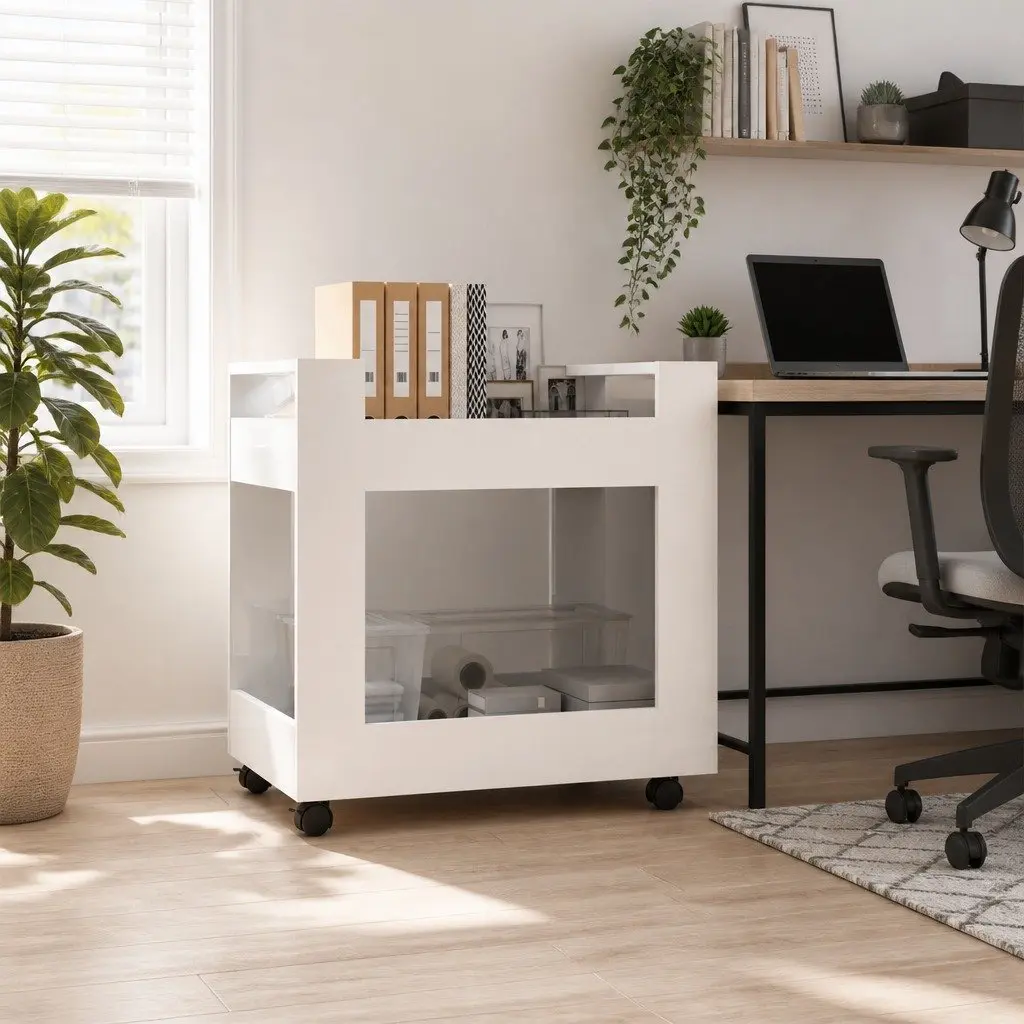 Desk Trolley Storage Cart for Home and Office
