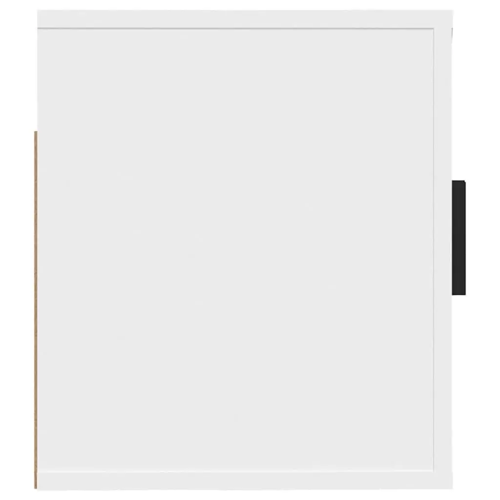 Wall Mounted TV Cabinet White Media Storage Unit 57 x 34.5 x 40 cm