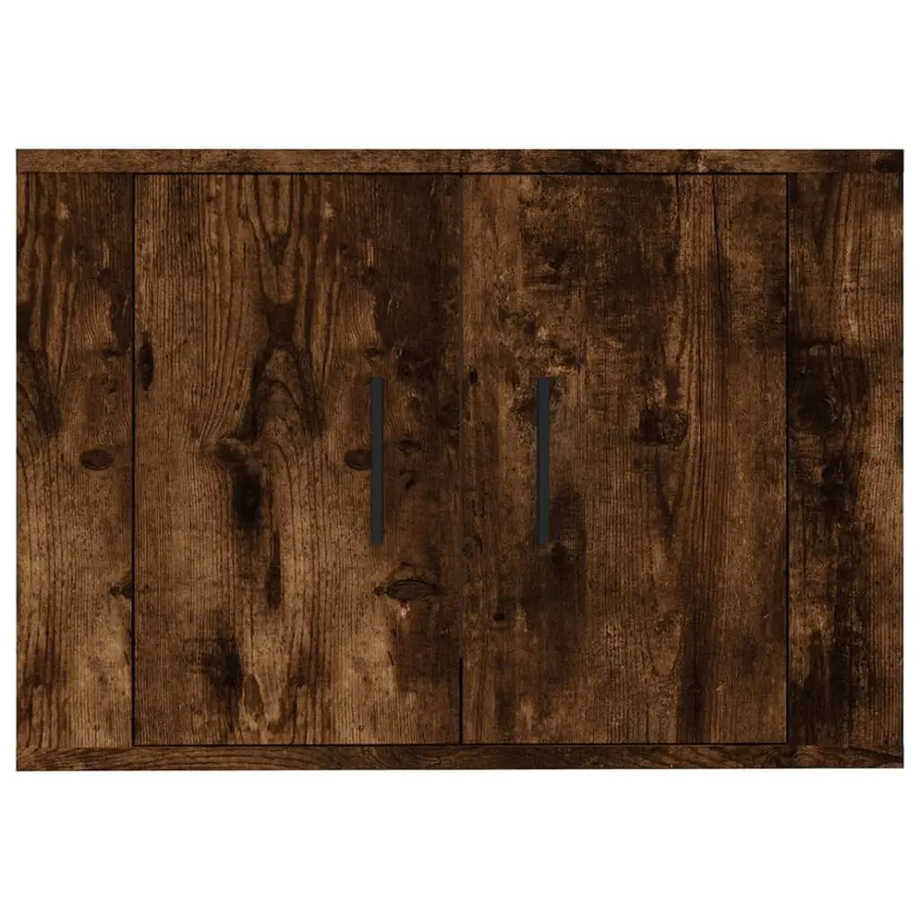 Brown Wall Mounted TV Cabinet