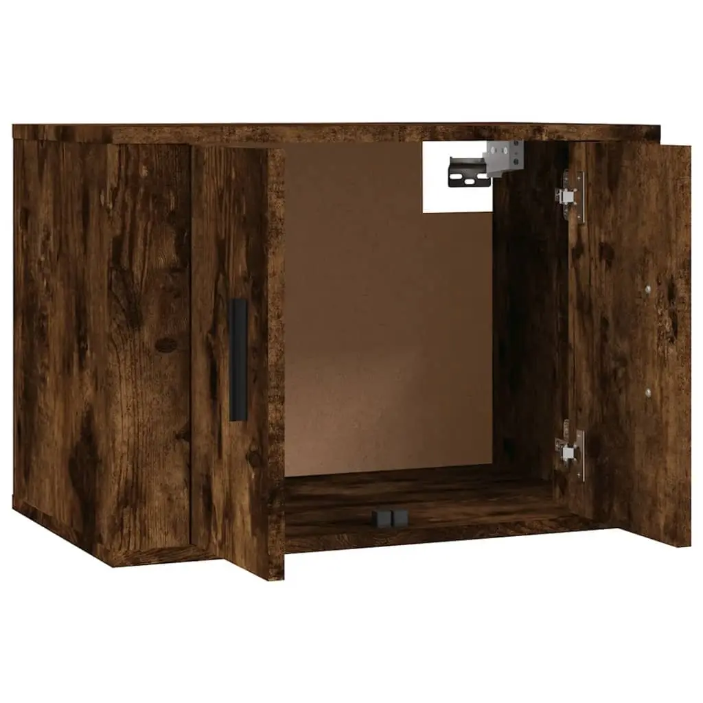 Brown Wall Mounted TV Cabinet
