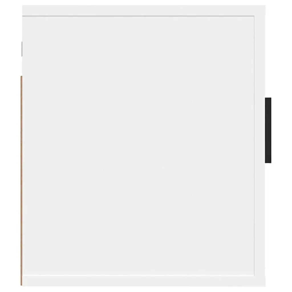 Floating Media Storage Unit White Wall Mounted TV Cabinet 40cm x 34.5cm x 40cm