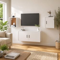 Your New White Wall Mounted TV Cabinet Awaits