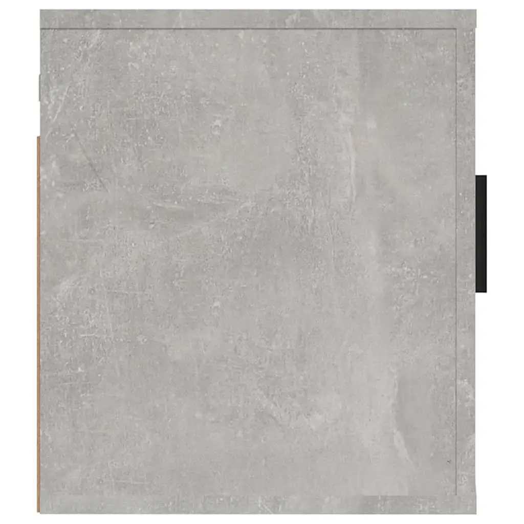 Wall Mounted TV Cabinet Grey Floating Media Storage Unit 40x34.5x40cm