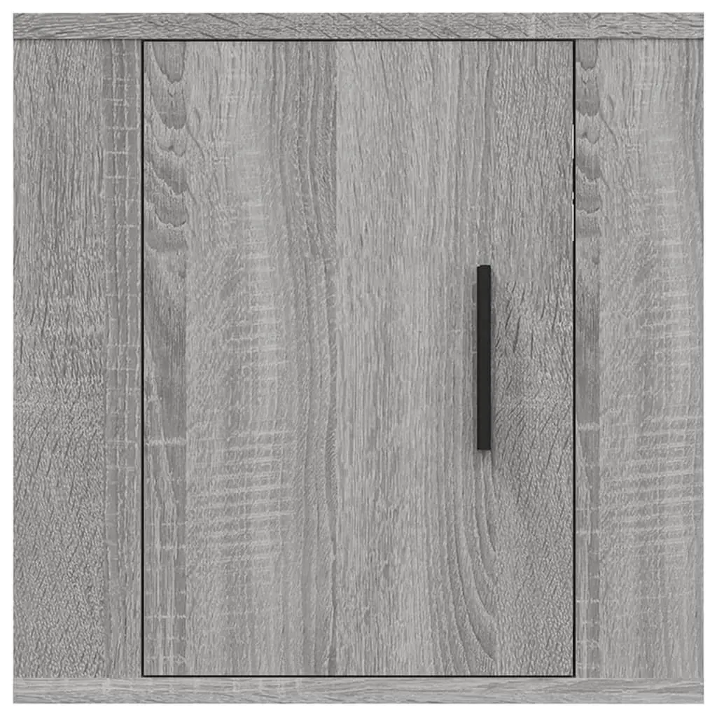 Grey Wall Mounted Media Storage Cabinet 40x34.5x40cm