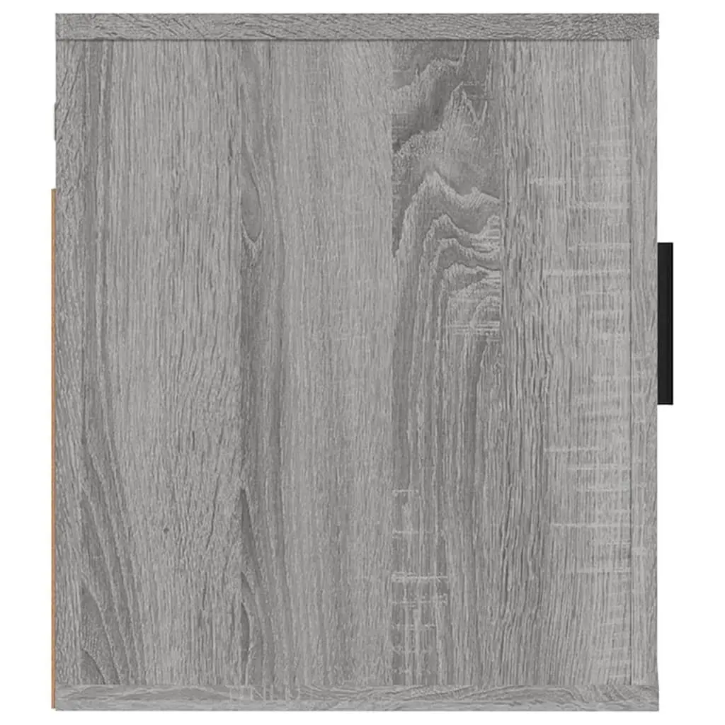 Grey Wall Mounted Media Storage Cabinet 40x34.5x40cm