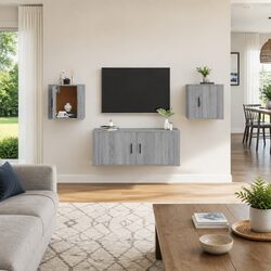 Your Stylish Grey Wall Mounted TV Cabinet Awaits