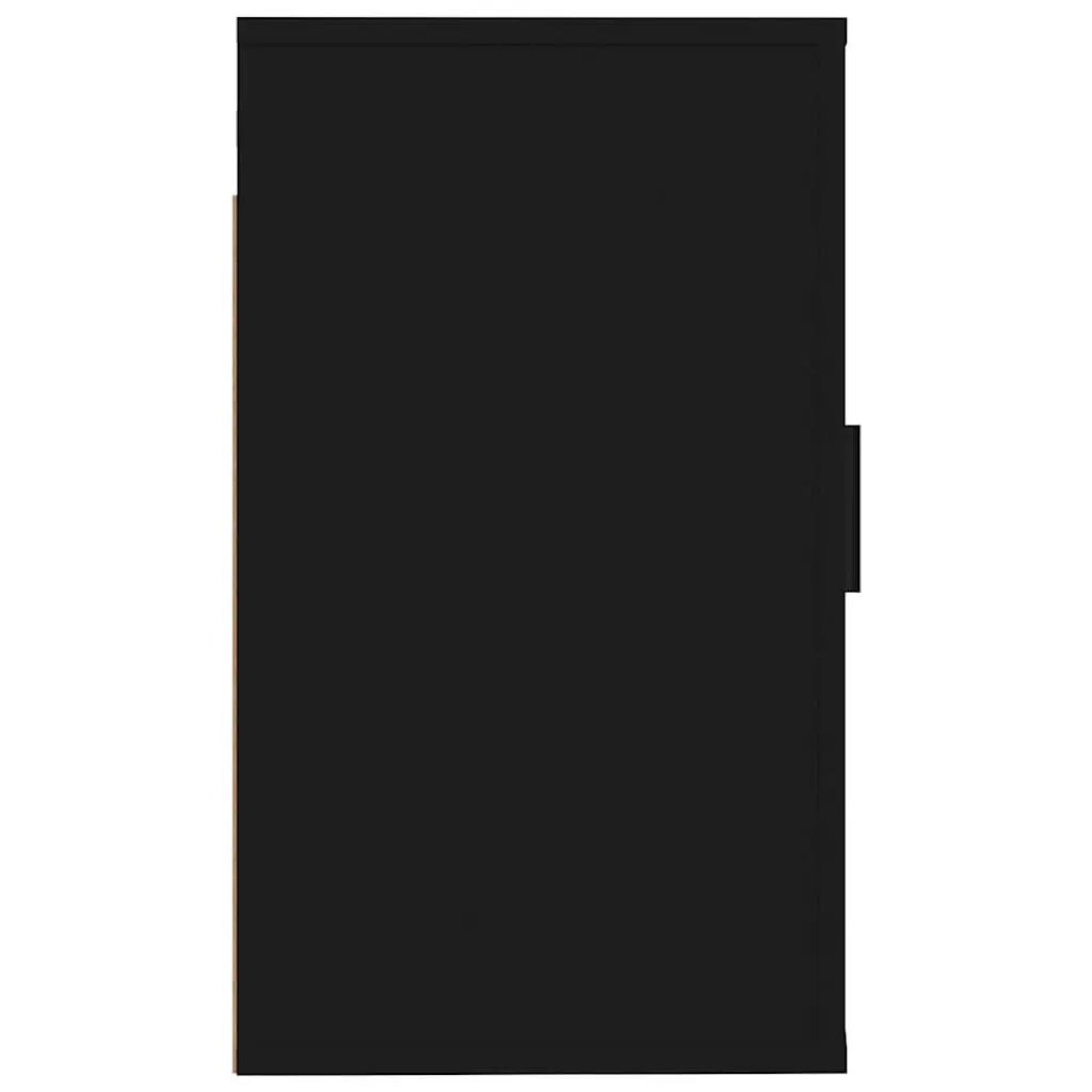 Black Wall Mounted TV Cabinet