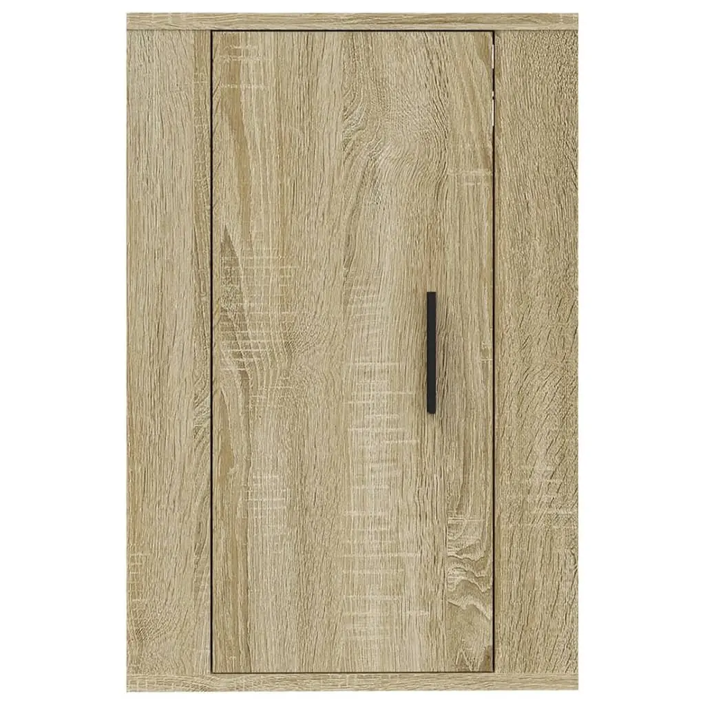 Wall Mounted TV Cabinet Brown Media Storage Unit 40 x 34.5 x 60 cm