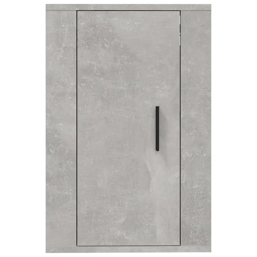 Grey Wall Mounted TV Cabinet Media Storage Unit 40x34.5x60cm