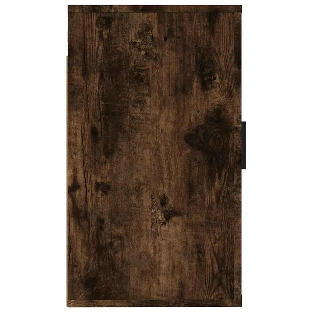Wall Mounted TV Cabinet 40x34.5x60cm Brown Wood Storage Unit Organiser