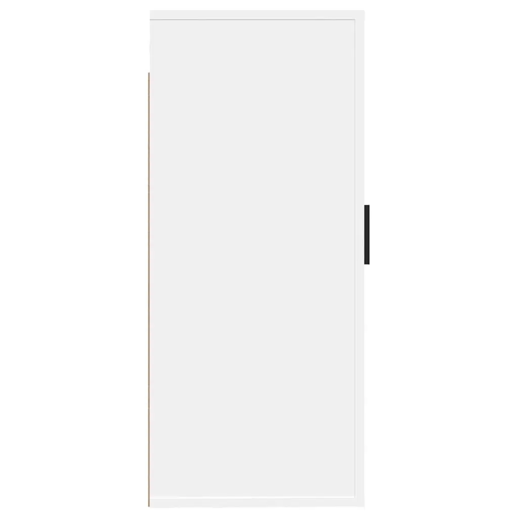Wall Mounted Storage Unit White TV Cabinet Media Display 40x34.5x80cm