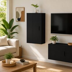 Your Perfect Black Wall Mounted TV Cabinet Awaits