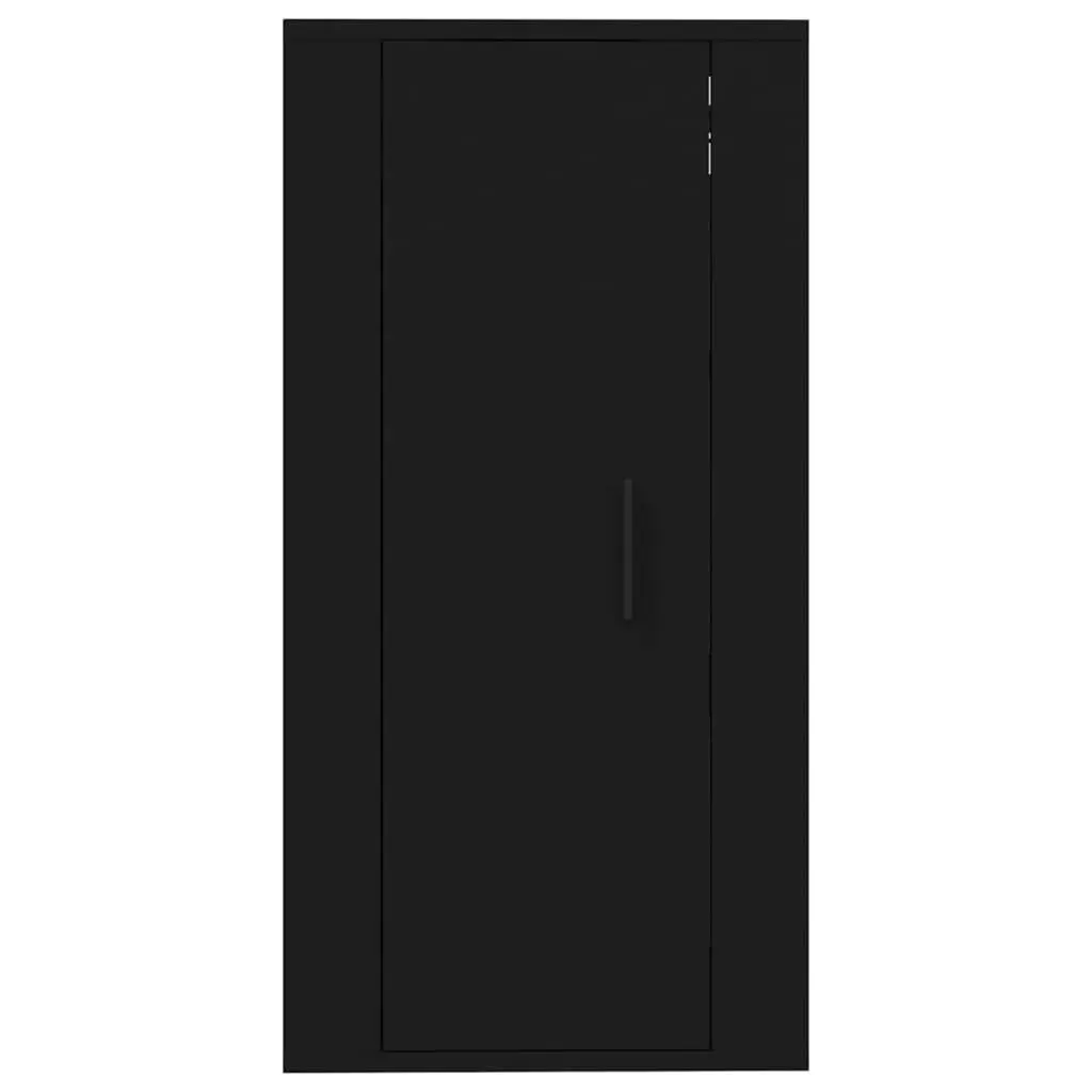 Black Wall Mounted TV Cabinet