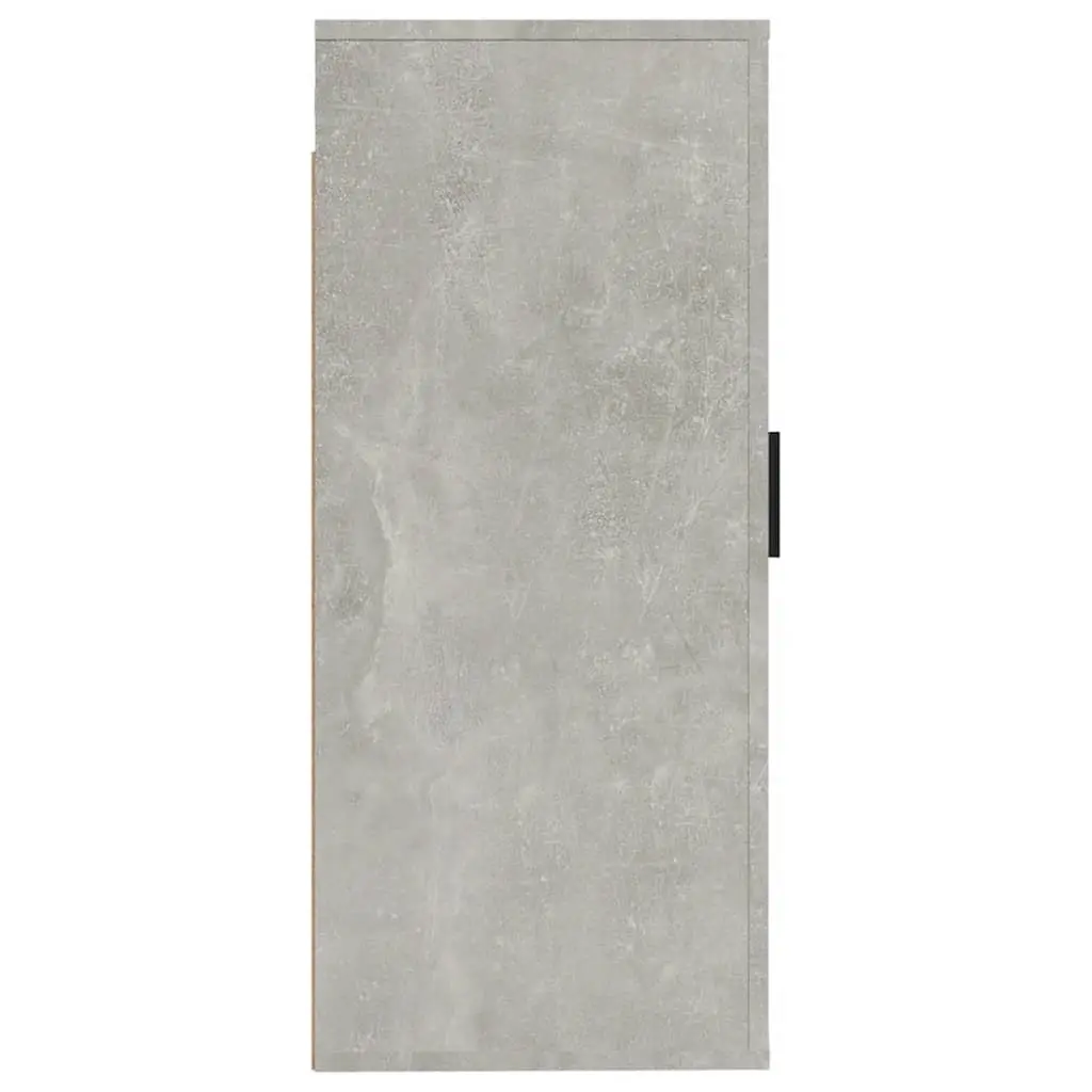 Wall Mounted TV Cabinet Grey Engineered Wood 3 Compartments
