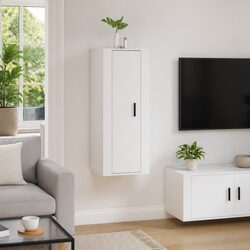 Create More Space with a White Wall Mounted TV Cabinet