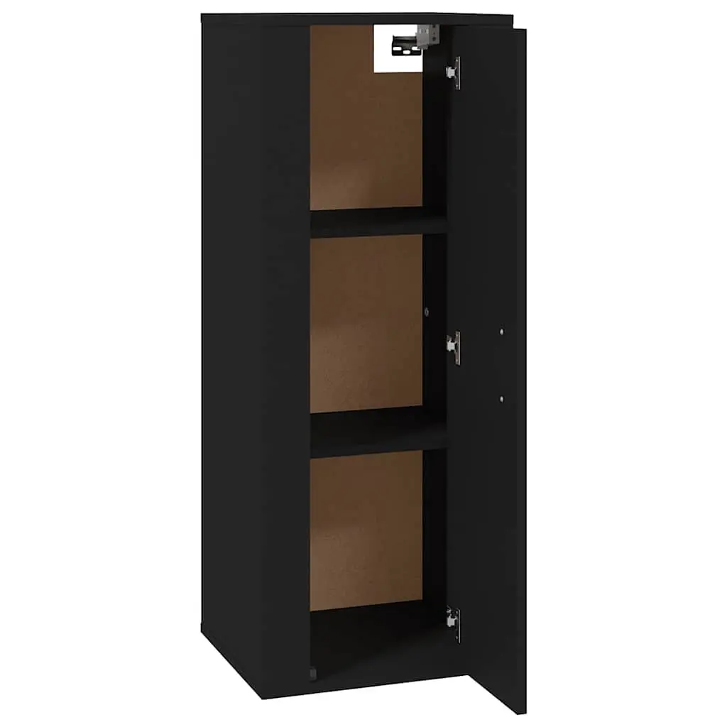 Wall Mounted TV Cabinet Black 40x34.5x100 cm Media Storage Unit