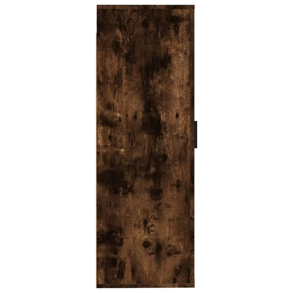 Wall Mounted TV Cabinet Brown Engineered Wood Media Unit Storage 40x34.5x100cm