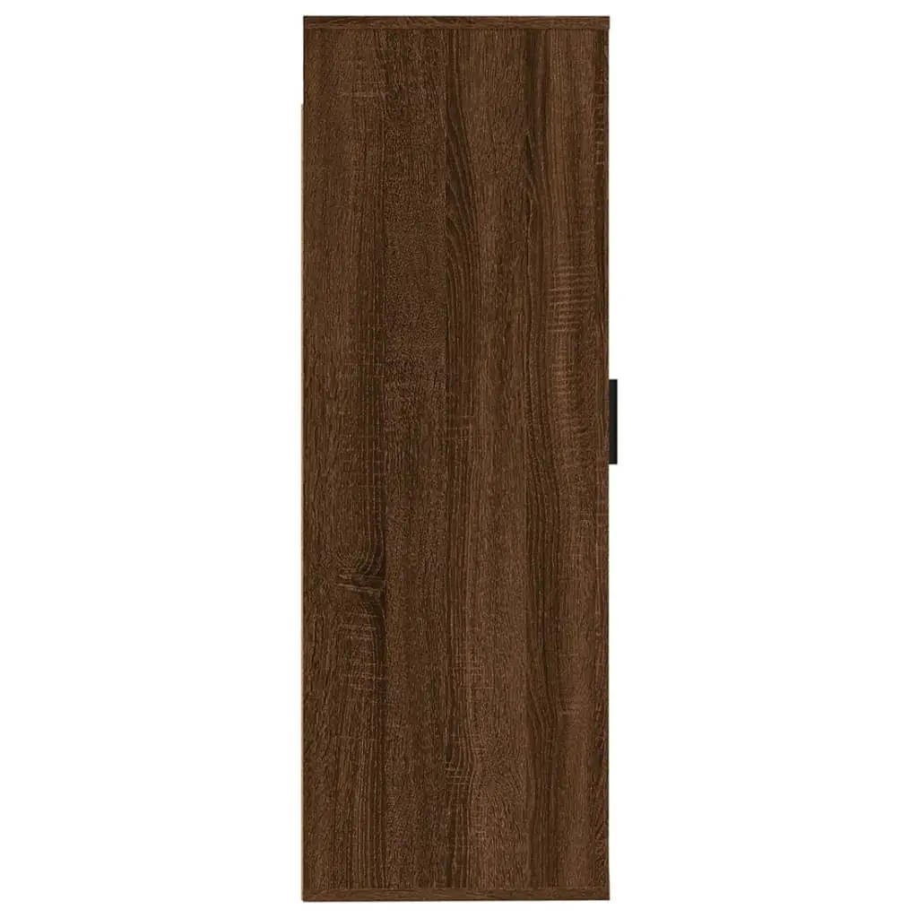 Wall Mounted TV Cabinet Brown Oak 40x34.5x100cm