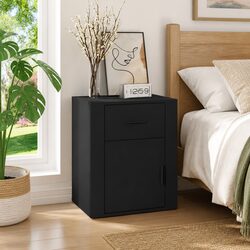 Your Friendly Black Bedside Cabinet for Storage