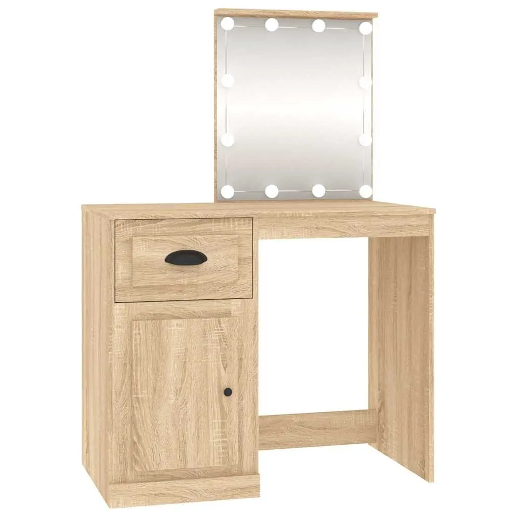 Dressing Table with LED Mirror