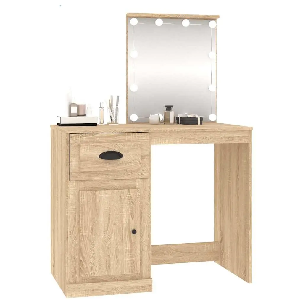 Dressing Table with LED Mirror