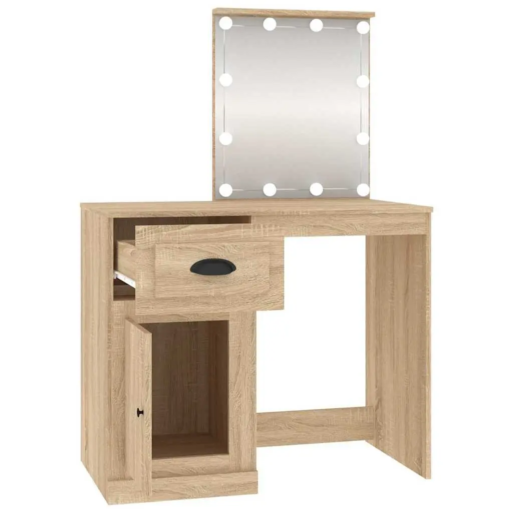 Dressing Table with LED Mirror