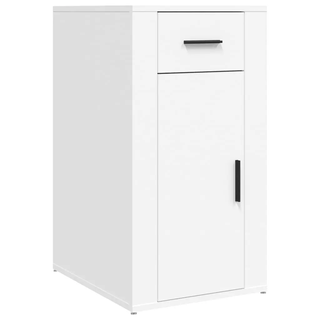 White Desk Cabinet for Organized Spaces