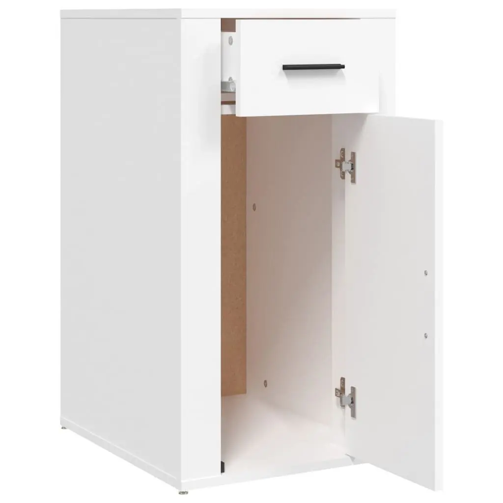 White Desk Cabinet for Organized Spaces