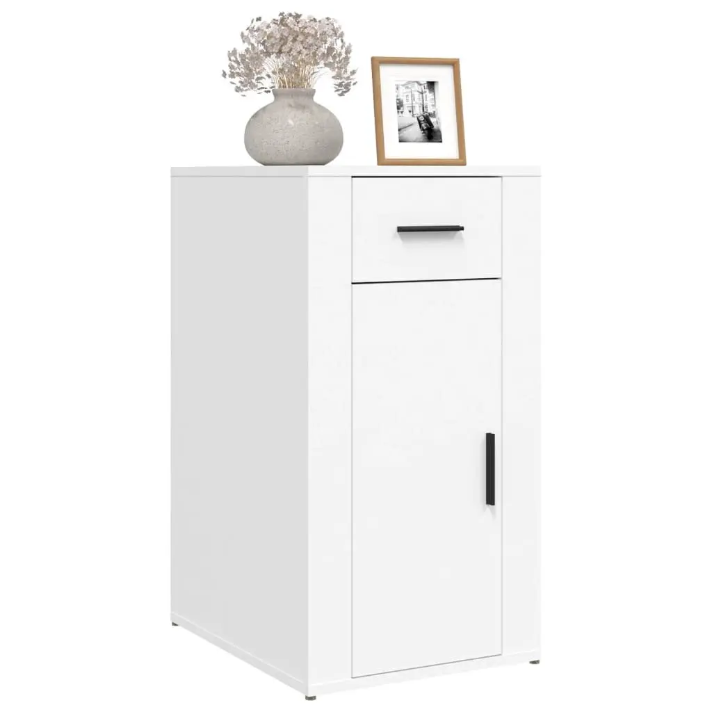 White Desk Cabinet for Organized Spaces