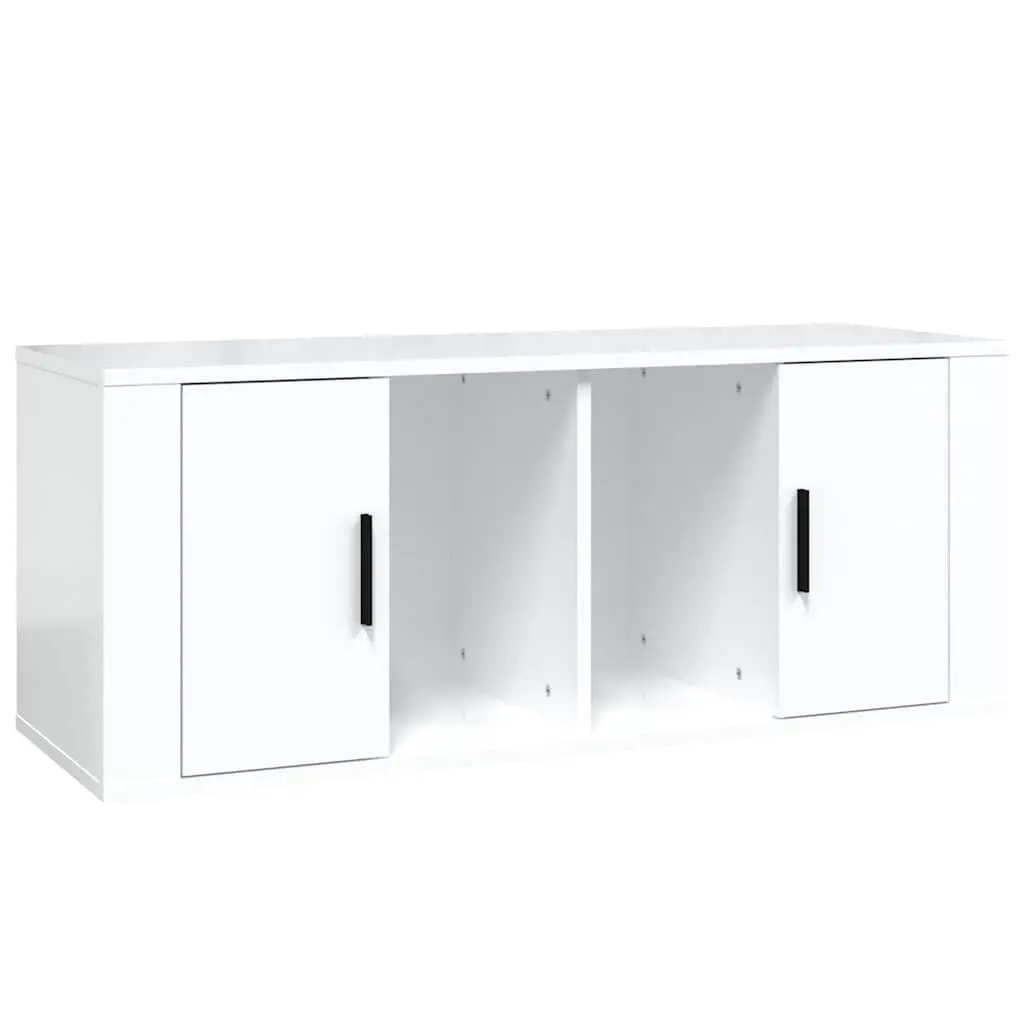 High Gloss White TV Cabinet