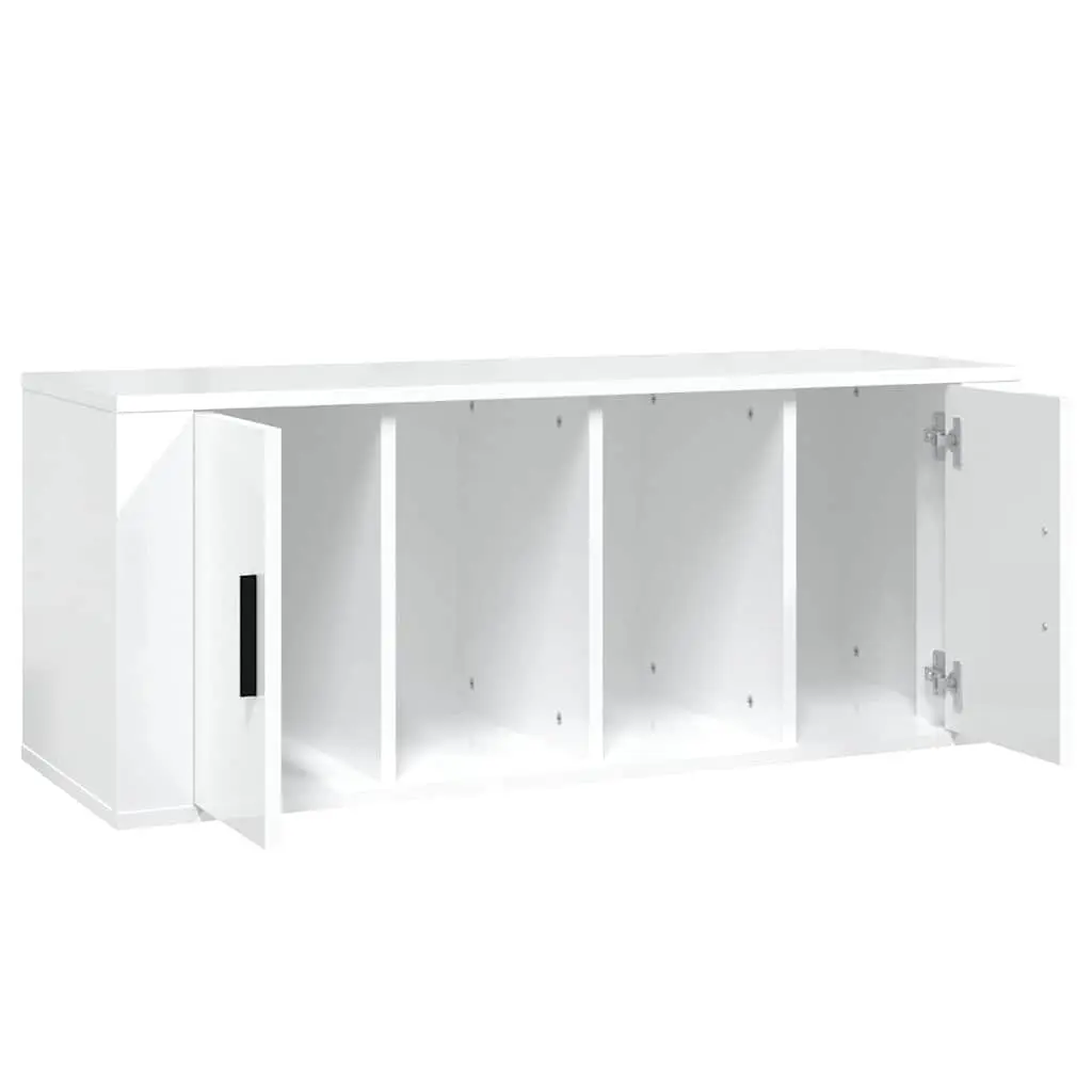 High Gloss White TV Cabinet