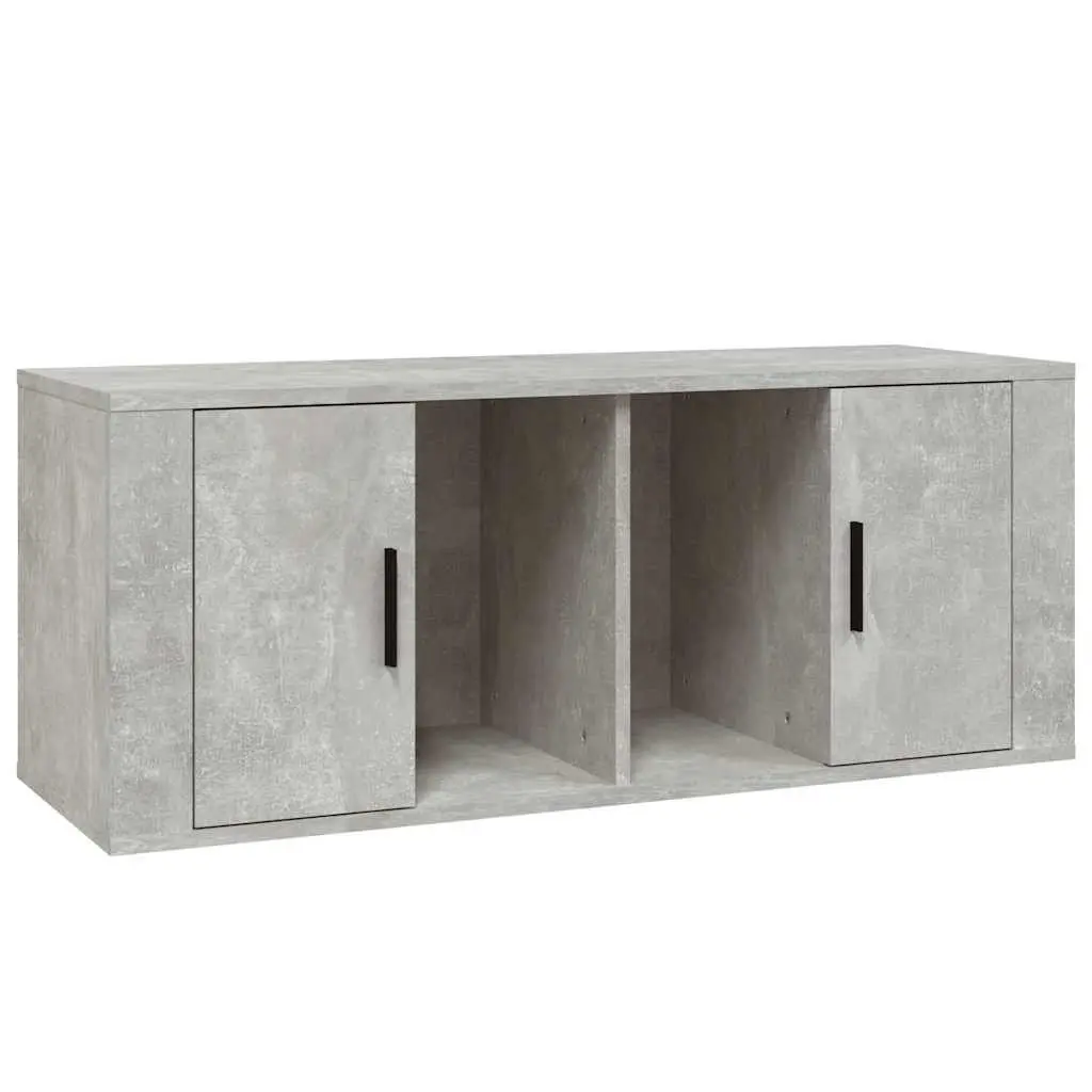 Grey TV Cabinet with Ample Storage