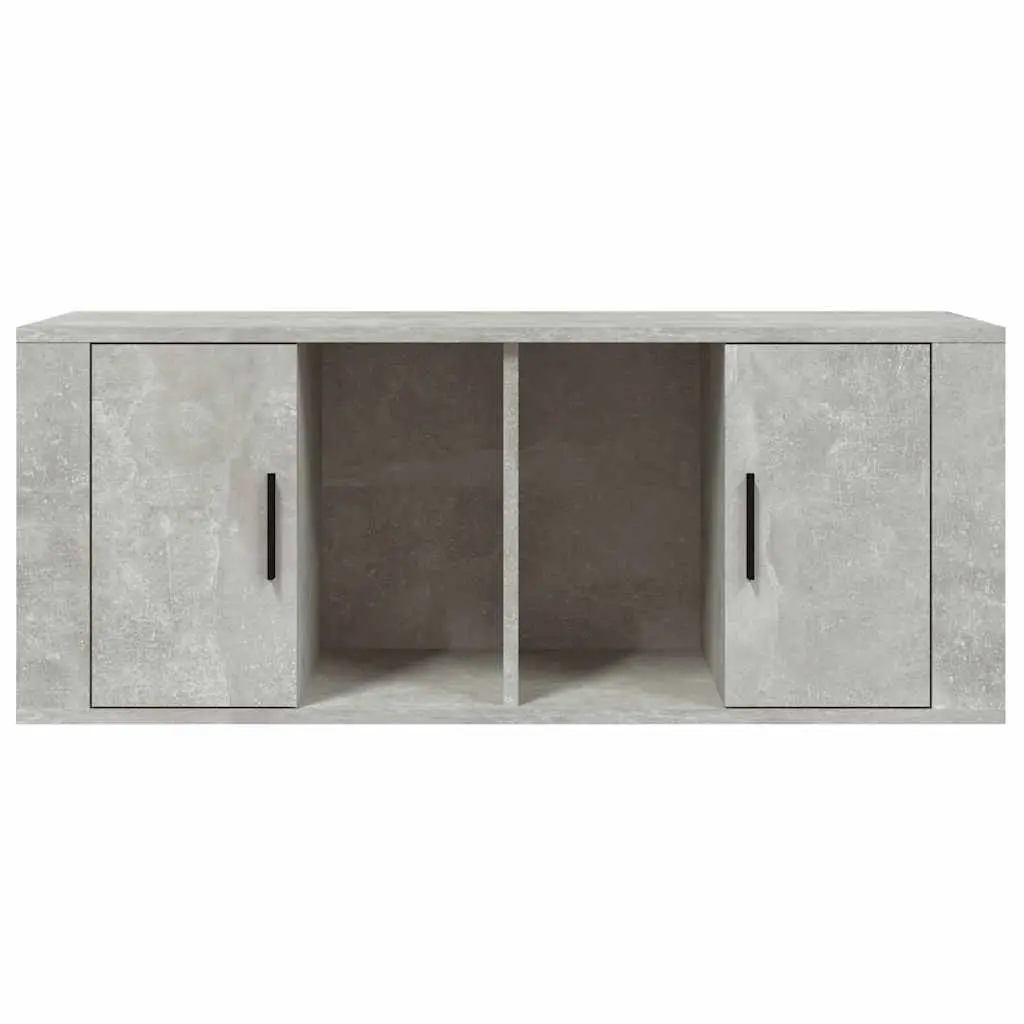 Grey TV Cabinet with Ample Storage