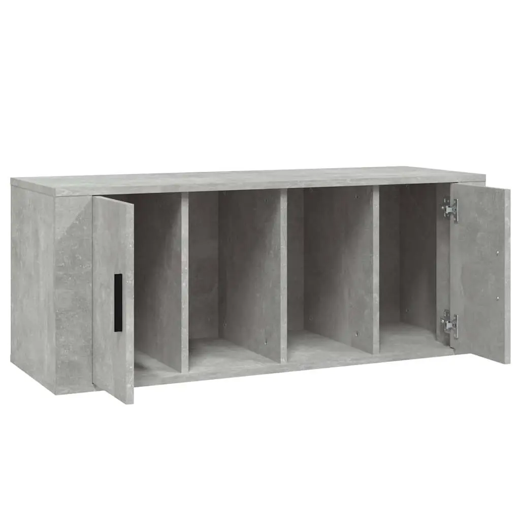 Grey TV Cabinet with Ample Storage